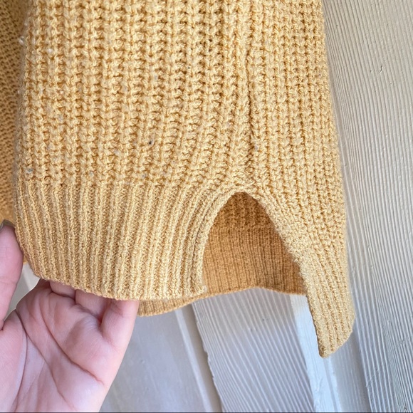 Becool light yellow knitted sweater Sz S - Picture 3 of 4